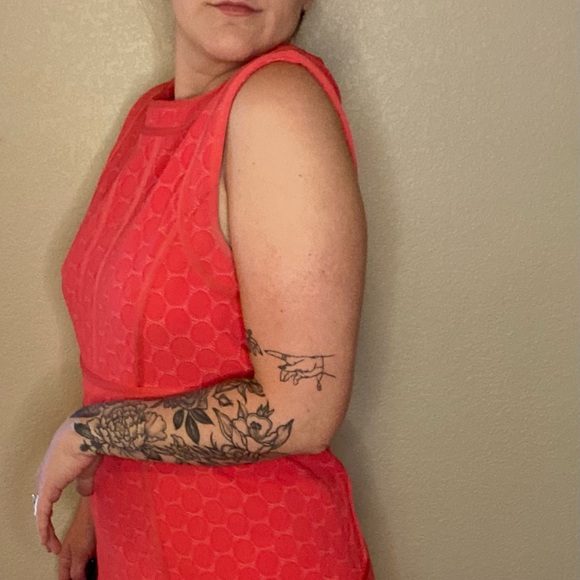 Marc by Marc Jacobs Bright Pink Dress Polka Dot Detail - Picture 3 of 7